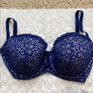 VICTORIA'S SECRET DREAM ANGELS LACE DEMI BRA 34DDD